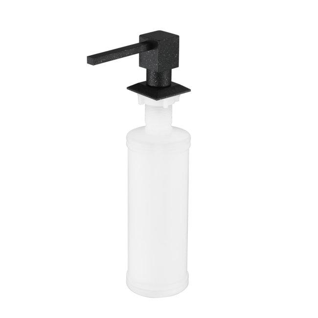 Soap/liquid dispenser MILAN - finishing Black Metalic