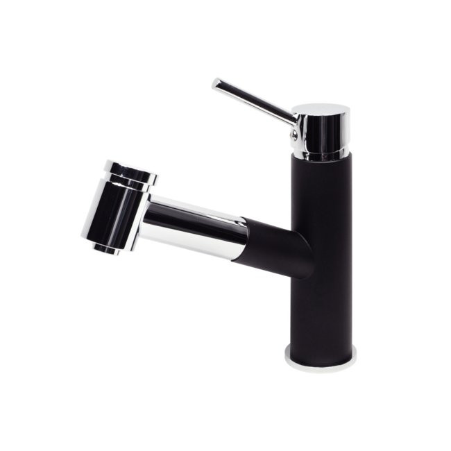 VENICE standing kitchen faucet with pull out shower spout  - finishing Black