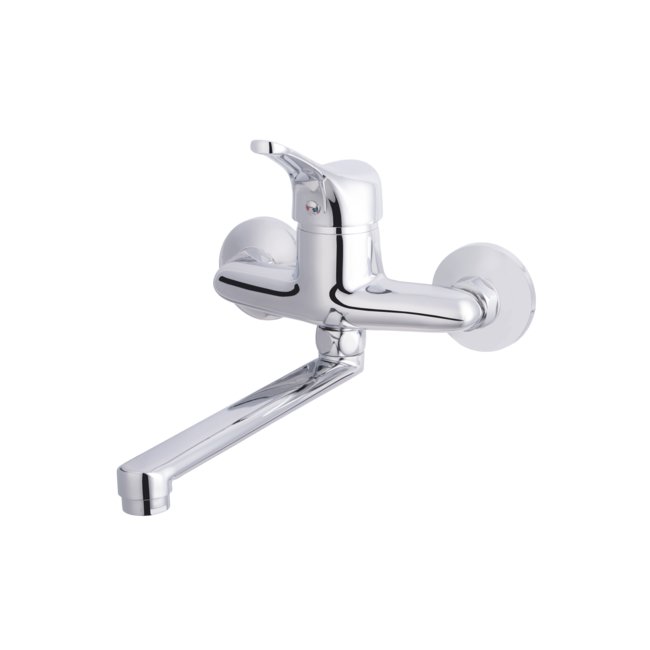 VERSO wall-mounted kitchen faucet - finishing Chrome